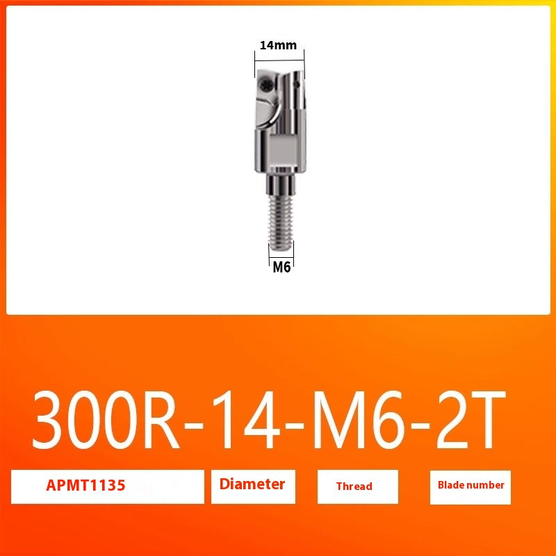 1157-Anti-vibration locking type milling cutter head threading cutter head interchangeable cutter head specification flush locking cutter head 1135/1604 Shandong Denso Pricision Tools Co.,Ltd.